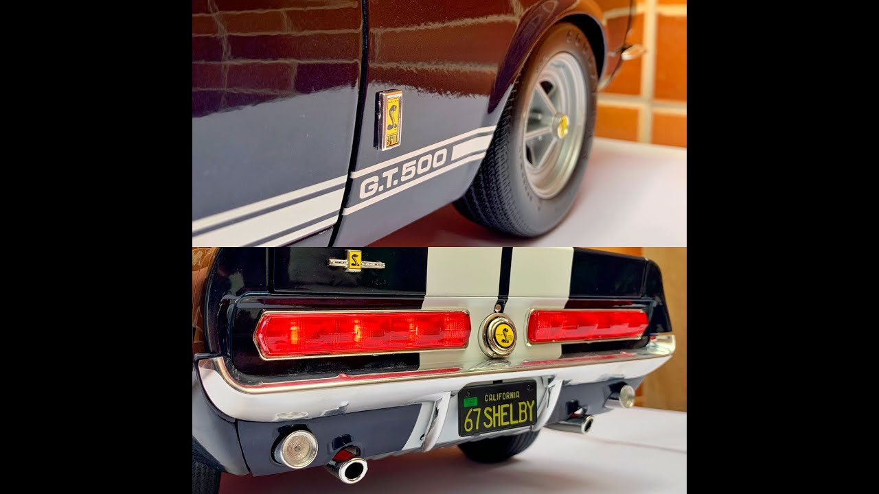 Ford Mustang Shelby Gt-500 1967 1:8 Planeta DeAgostini - Completo