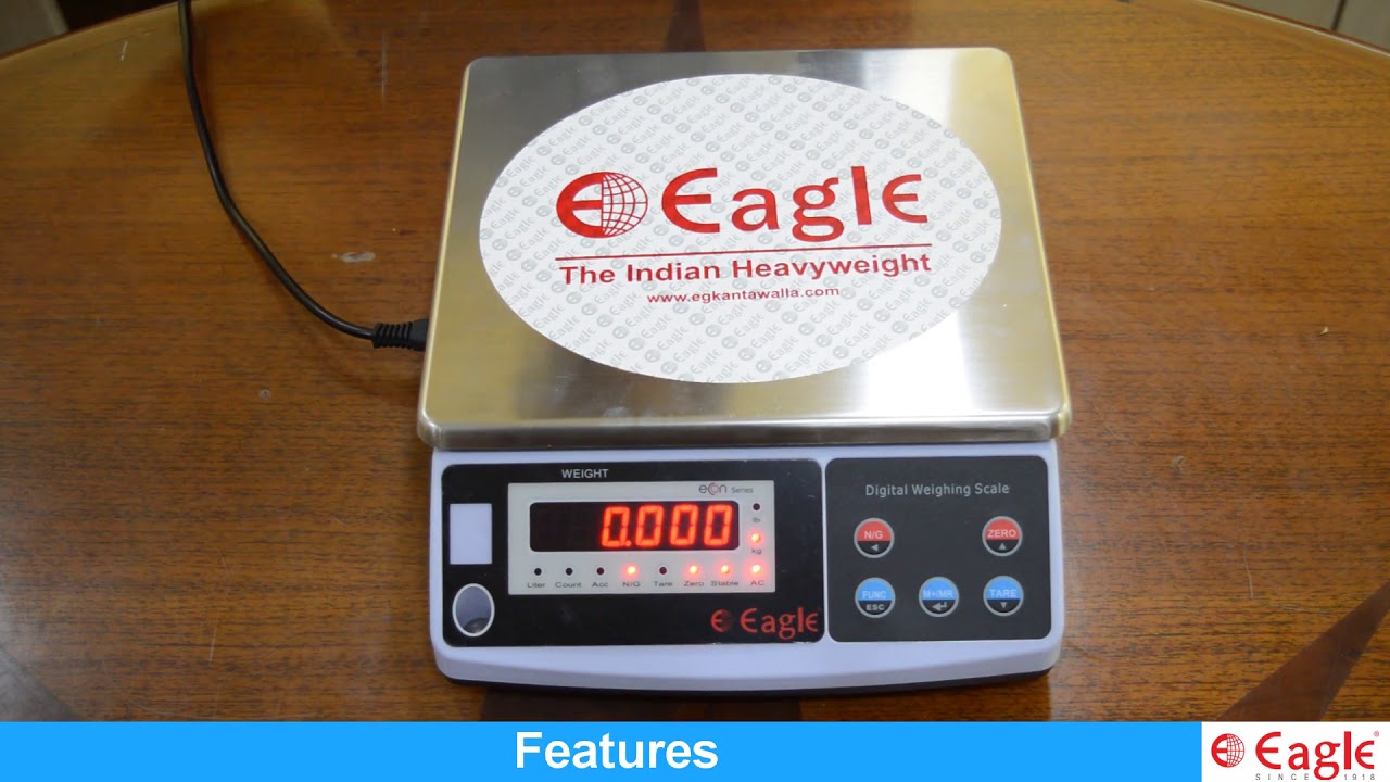 Eagle Weighing Scales STFR Feature