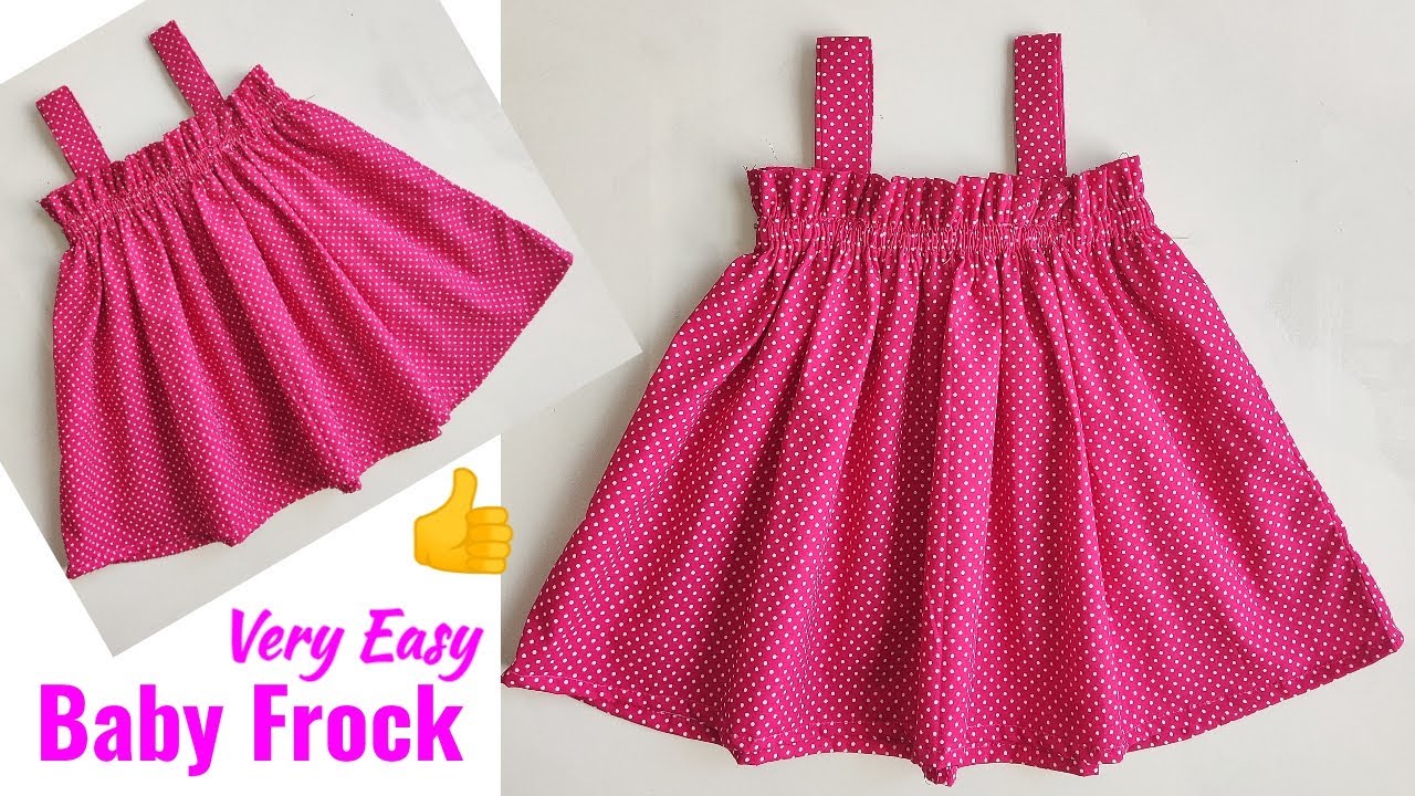 Very Easy Baby Frock cutting and stitching For 6 Month Baby | Baby Frock design