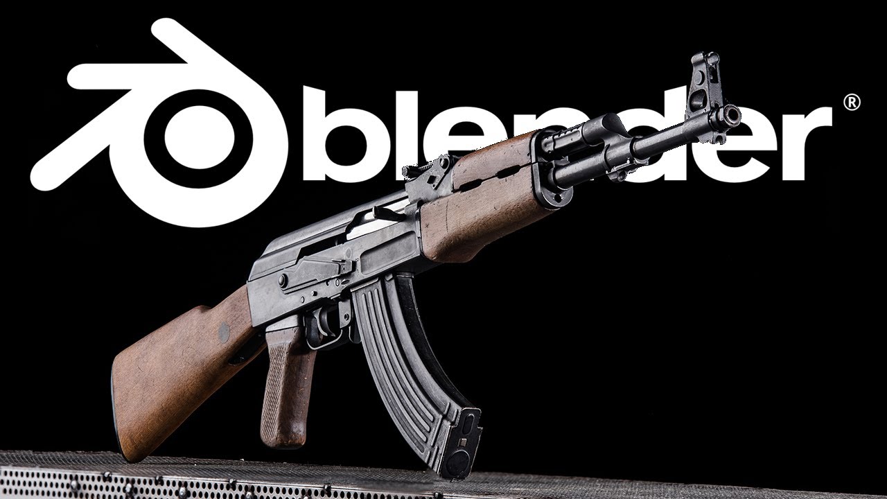 Modeling an AK-47 in Blender (Part 1: Grip) (Aryan)