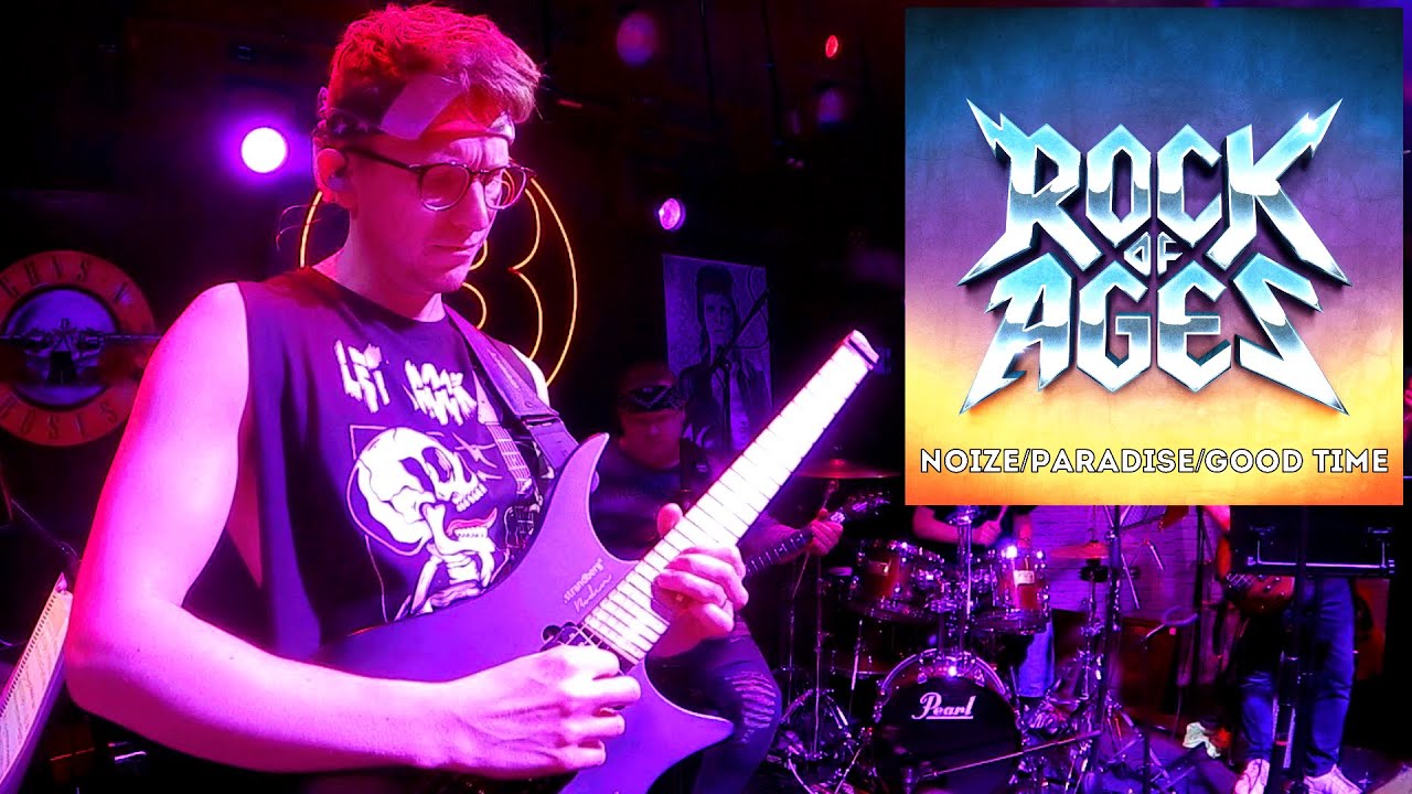 Just Like Paradise/Nothin' But A Good Time (Guitar Playthrough) | Rock of Ages [PIT CAM]