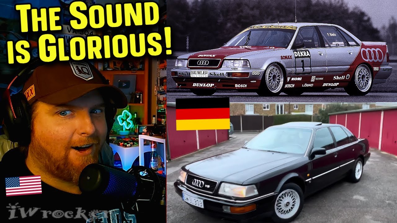 Реакция американцев на Audi V8 Quattro: звук, гонки, тур
