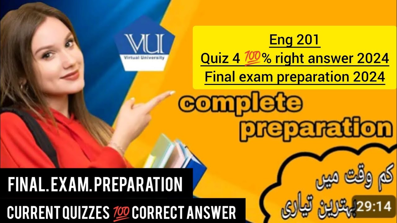 Eng201 |final exam preparation| #eng201 |#finalexam2024 |latest quiz 💯 correct answer|#eng201|v.vimp