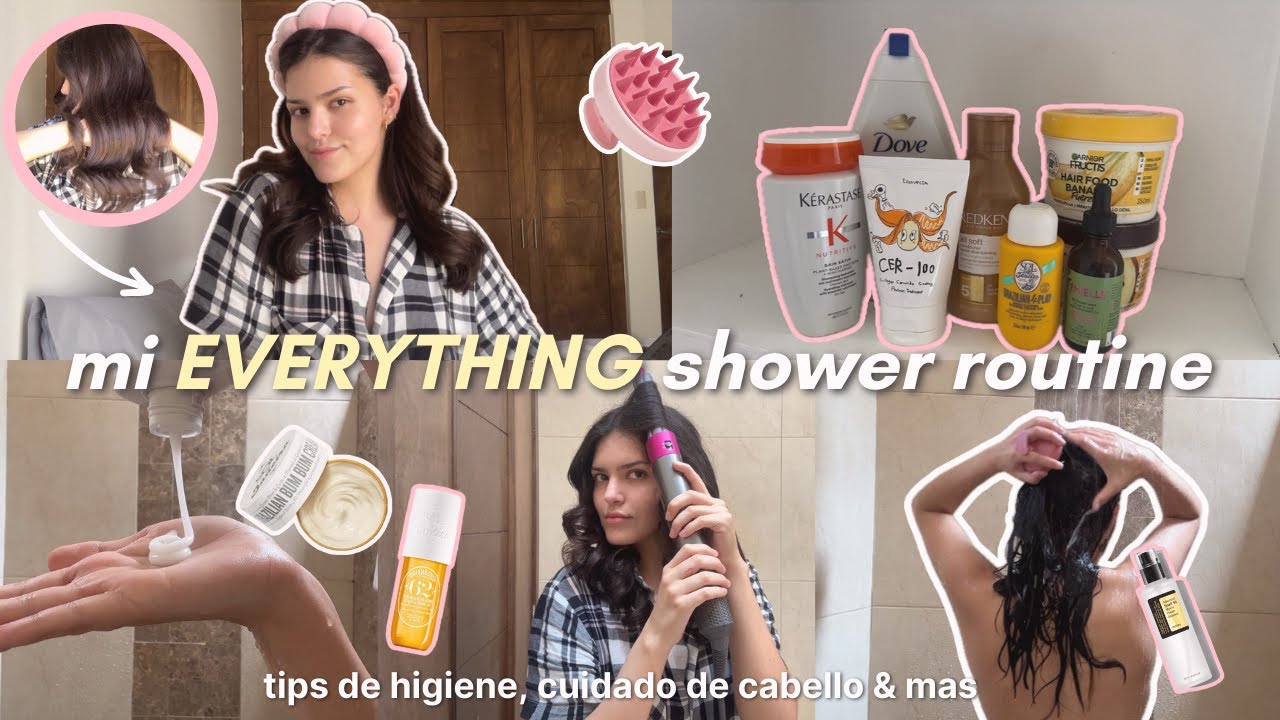 mi rutina de ducha 🫧🛁🎀 | tips para oler bien, cuidado de cabello y higiene personal