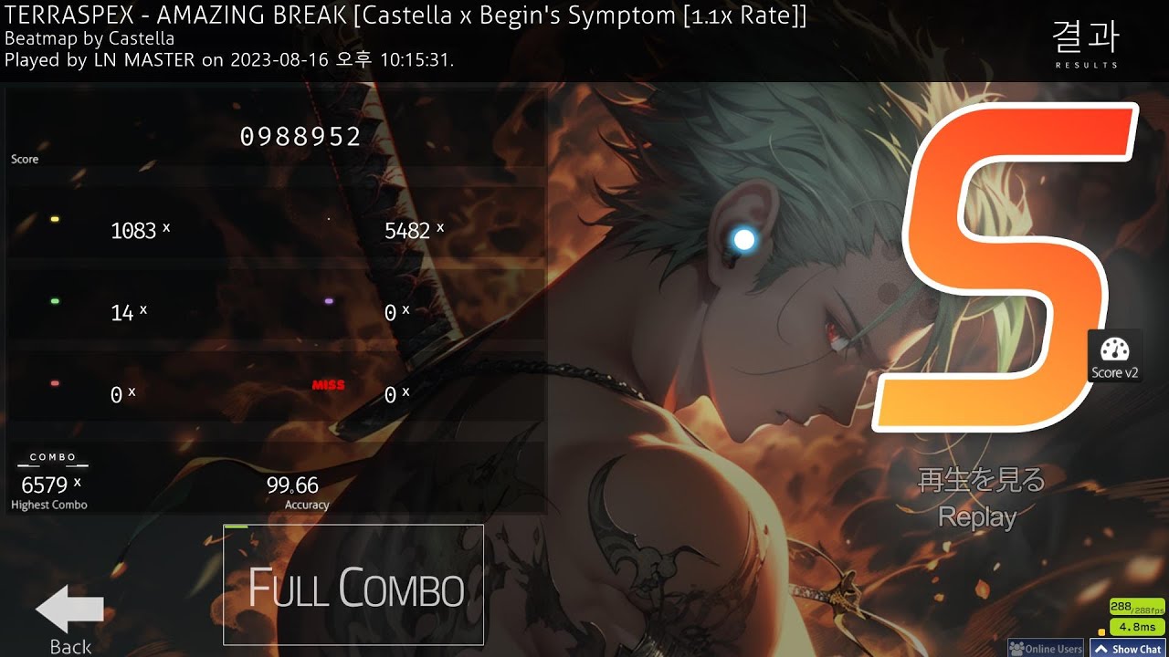 osu!mania | AMAZING BREAK 1.1x [Castella x Begin] 99.66% FC
