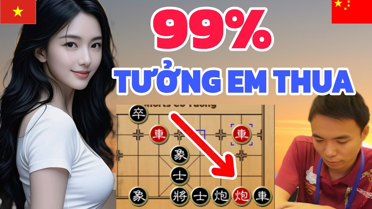 Cờ tướng - EM GÁI VIỆT chơi cờ hoang dại, Trận CHUNG KẾT cứ tưởng đùa