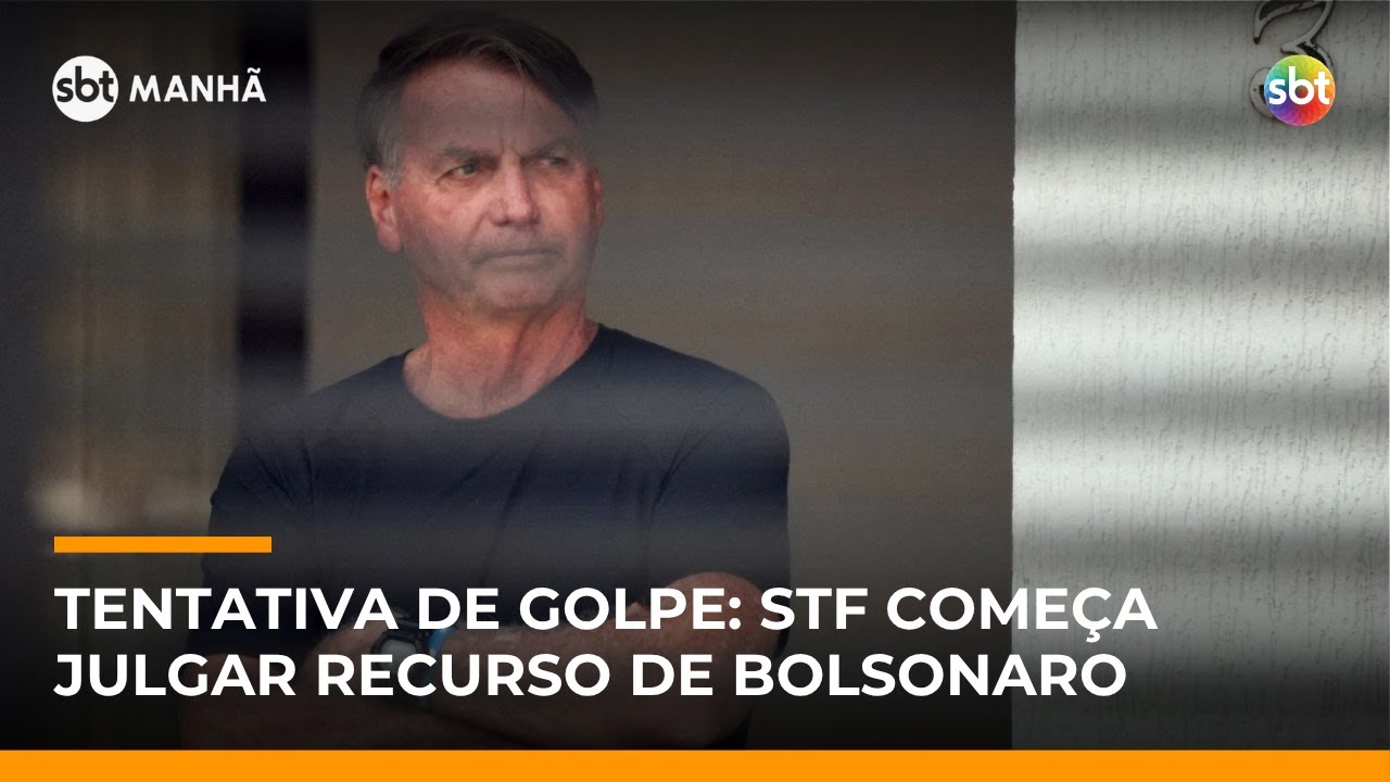 SBT Notícias/SBT Manhã: Moraes nega pedido para avaliar saúde de Bolsonaro antes de prisão