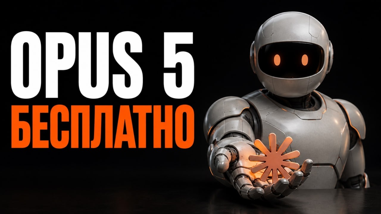 CLAUDE OPUS 5 БЕСПЛАТНО БЕЗ КАРТЫ И ТЕЛЕФОНА