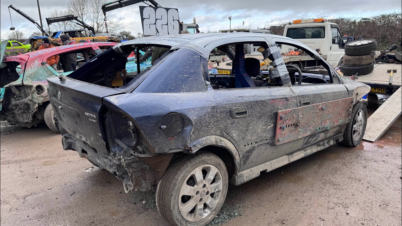 A1 2 litre national bangers standlake arena Liam Bricknell 226 incar highlights 