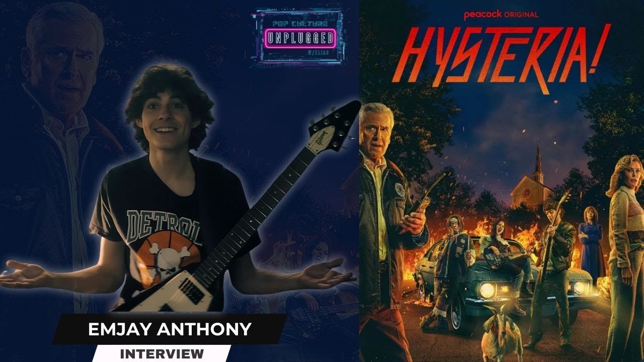 Emjay Anthony on Playing Dylan in Peacock's HYSTERIA! | &rsquo;80s Thrills & Behind the Scenes
