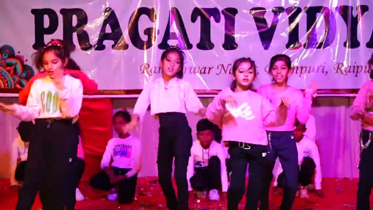ENGLISH DANCE 2024-25  PRAGATI VIDYALAYA BHANPURI RAIPUR