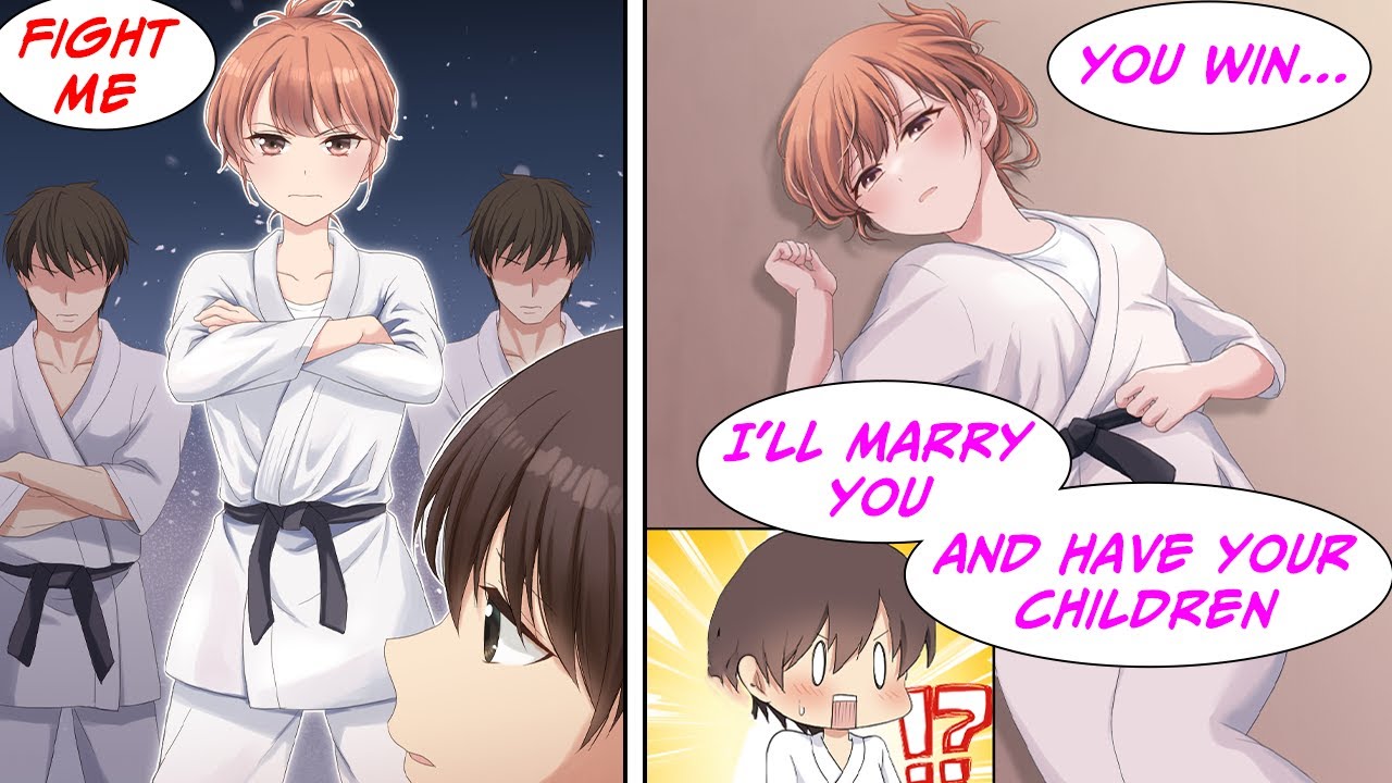[Manga Dub] I saved the Judo girl, but then she challenged me so I beat her... [RomCom]