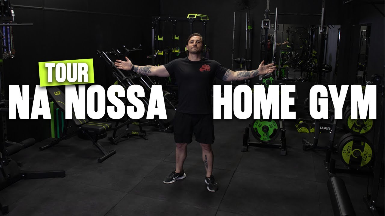 TOUR COMPLETO pela minha ACADEMIA EM CASA (NO TRABALHO)
