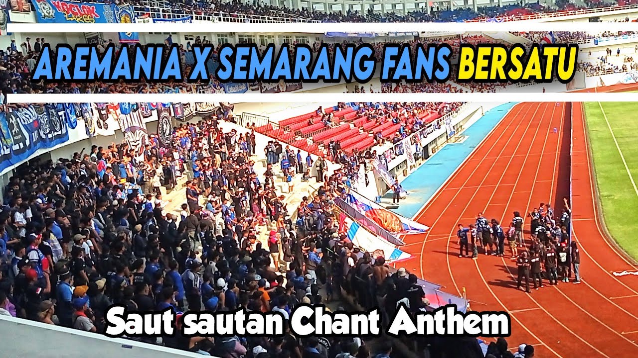 Aremania dan Semarang Fans bersatu, Laga PSIS vs Arema di Stadion Jatidiri