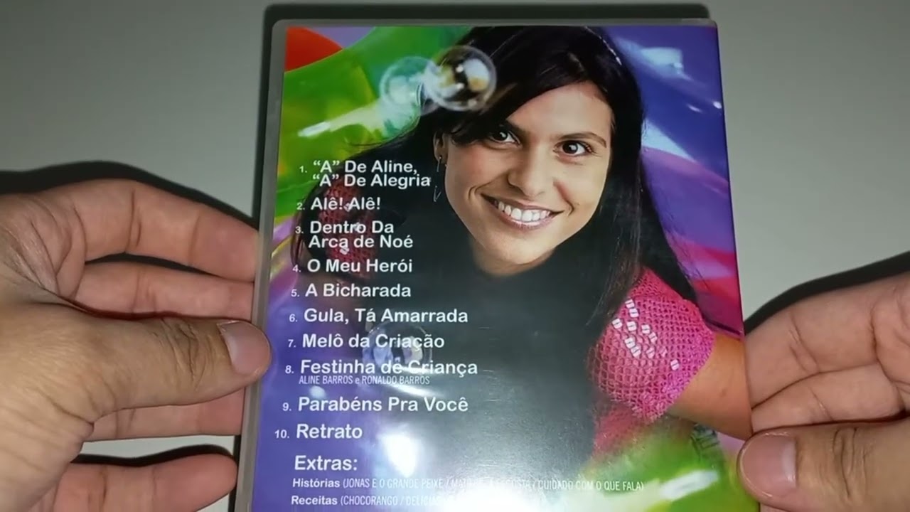 Unboxing | DVD Aline Barros O Melhor da M&uacute;sica Infantil (2007)