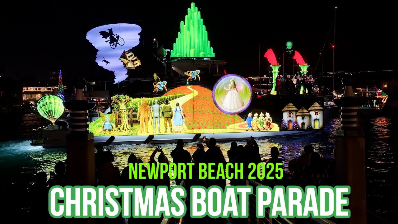 EPIC Night 117th Newport Beach Christmas Boat Parade 2025 – Millions of Lights on the Water!
