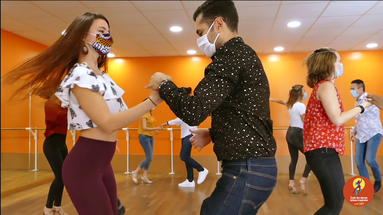 Démonstration de Salsa Portoricaine à l' Ecole des Danses Latines Tropicales.