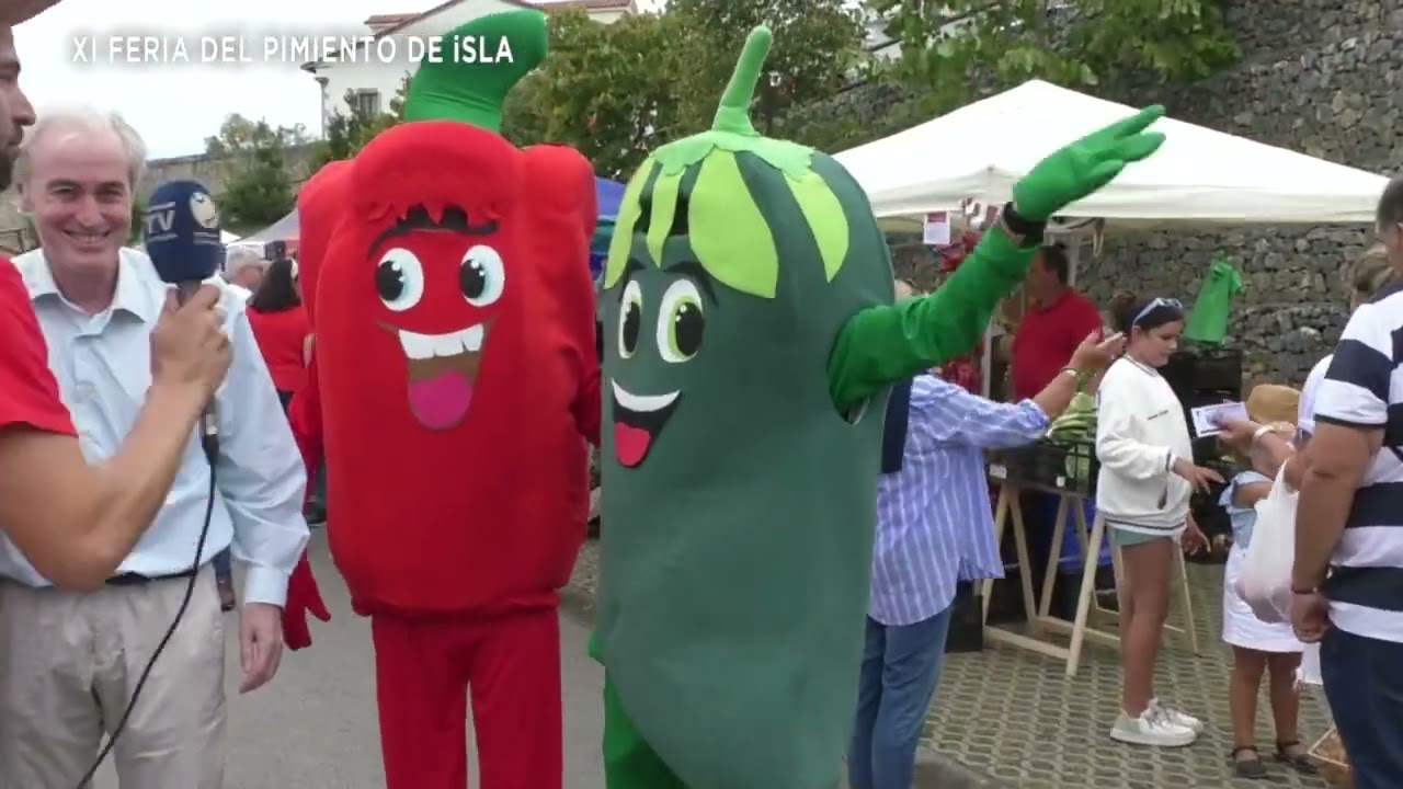 Reportaje de la XI Feria del Pimiento de Isla 2023 en Popular TV