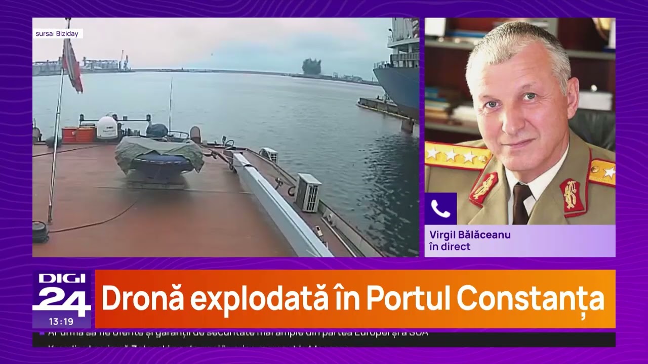 Prima reacție a Rusiei după explozia din Portul Constanța
