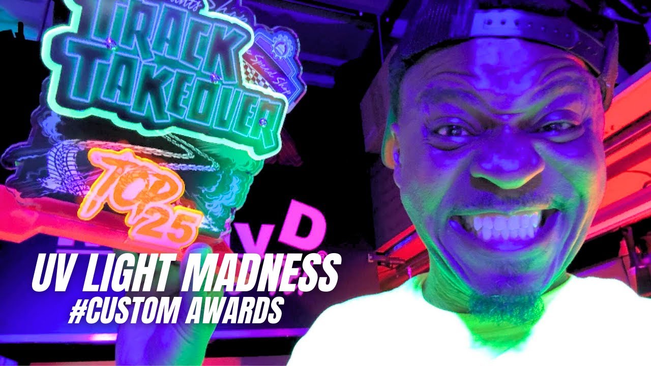 I Made Custom UV Lit Awards for a Car Show
