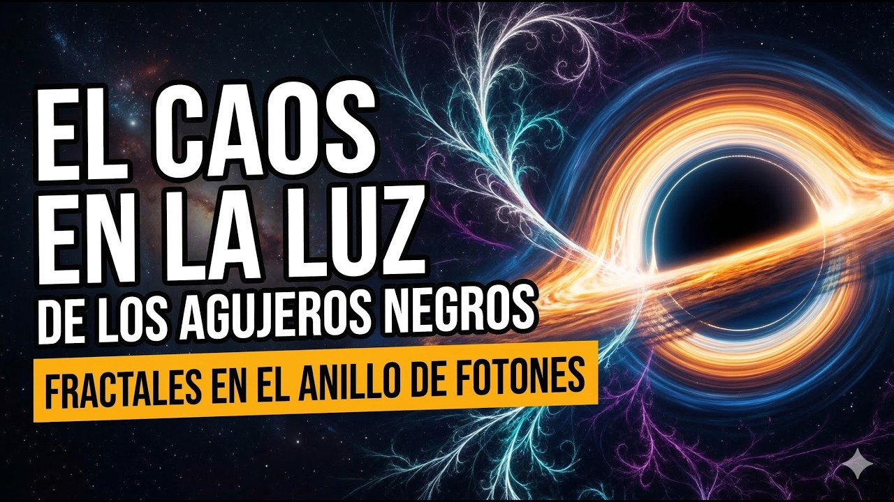 El Caos en la Luz de los Agujeros Negros: Fractales en el Anillo de Fotones