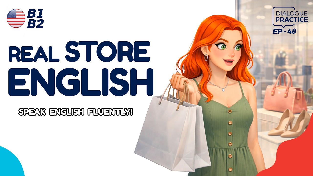 English at the Mall: WHAT TO SAY in Any Store | Questions and Answers