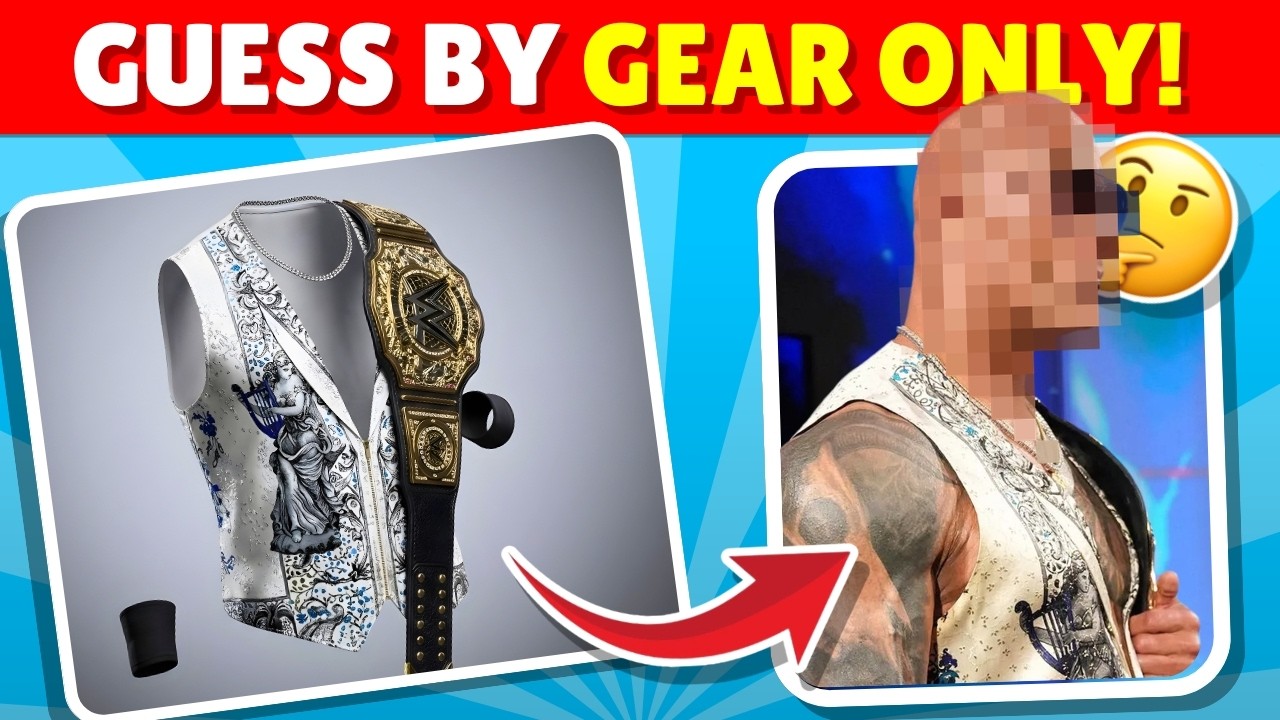 Только настоящие фанаты смогут угадать все 50! (Викторина по экипировке WWE)