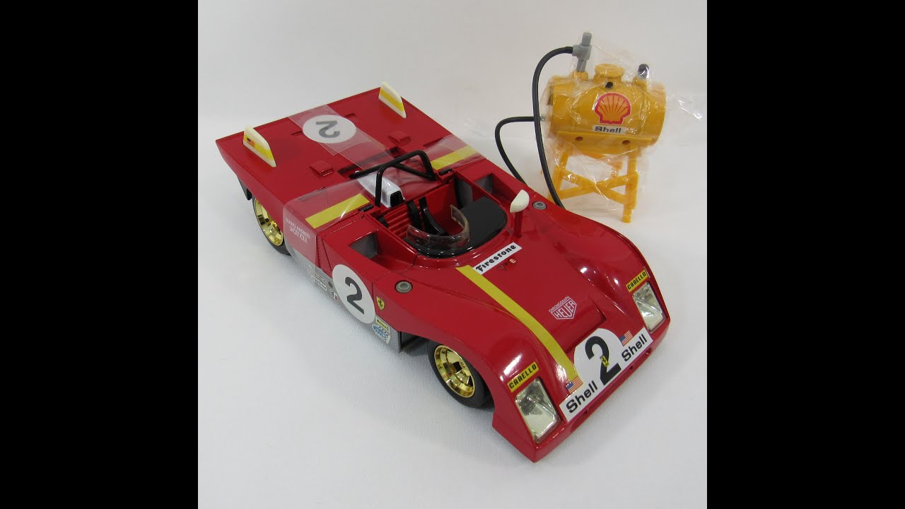1972 Ferrari 312P Diecast Collezione Classico 1:18 Shell Fueling Station
