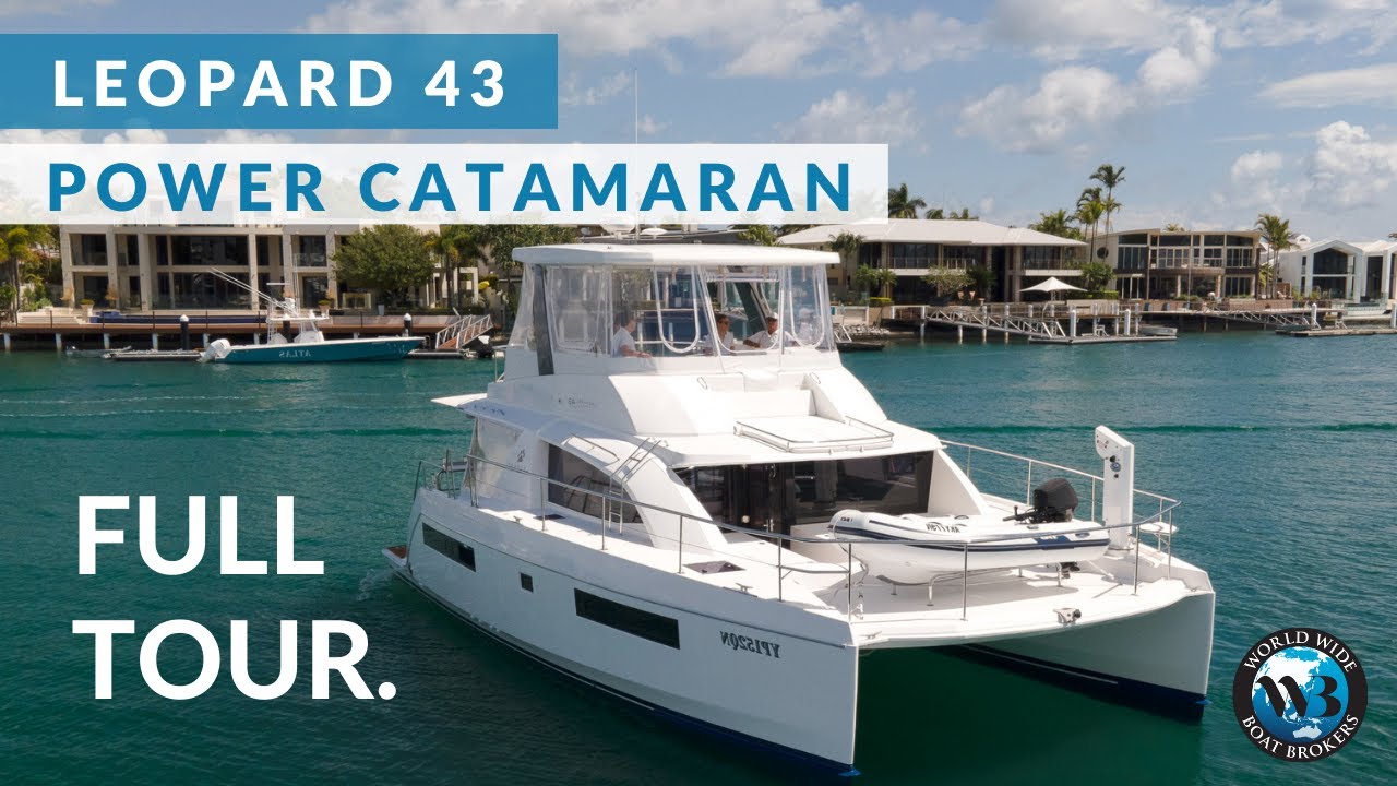 Walkthrough Tour 🔥- Leopard 43 Power Catamaran - For Sale