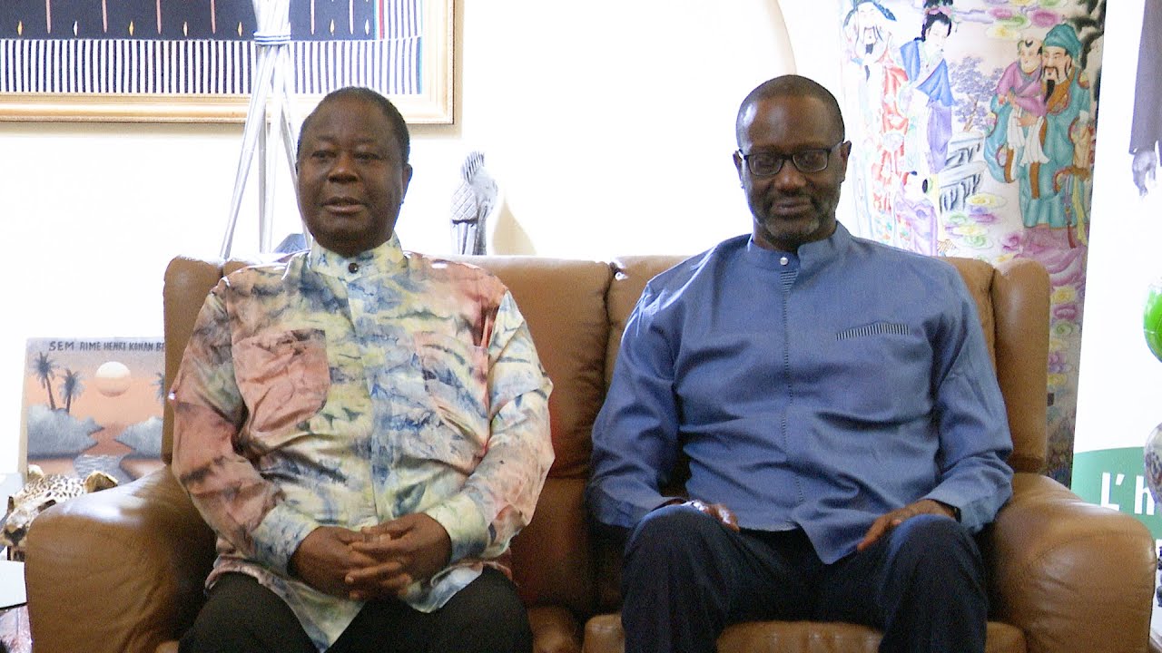PDCI-RDA:Flash du 9 août 2022. Revenu de France, le ministre Tidiane Thiam reçu par le Pdt Bédié