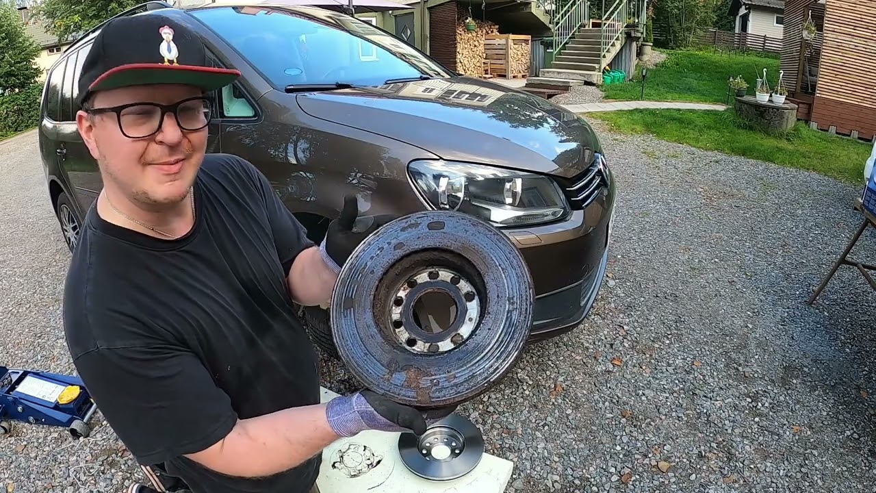 Henkilöauton jarruremontti kotipihassa
