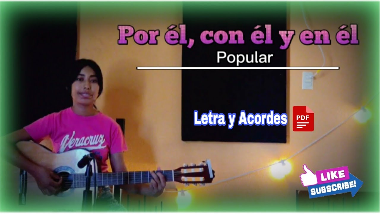 Por él, con él y en él - canto de presentacion de Ofrendas (letra y acordes PDF)