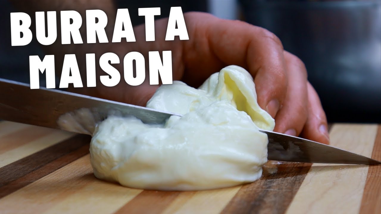 Recette de Burrata fait maison (TOUTES LES ÉTAPES!)