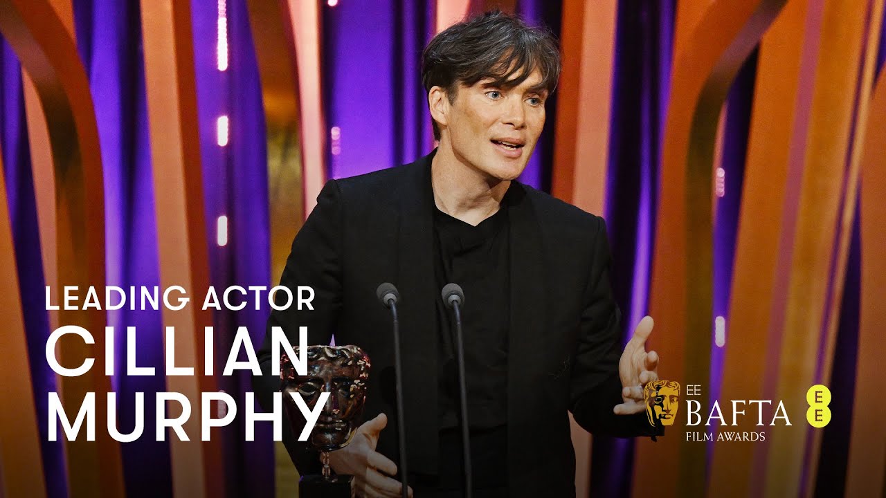 Cillian Murphy collects his Leading Actor BAFTA for Oppenheimer | EE BAFTA Film Awards 2024