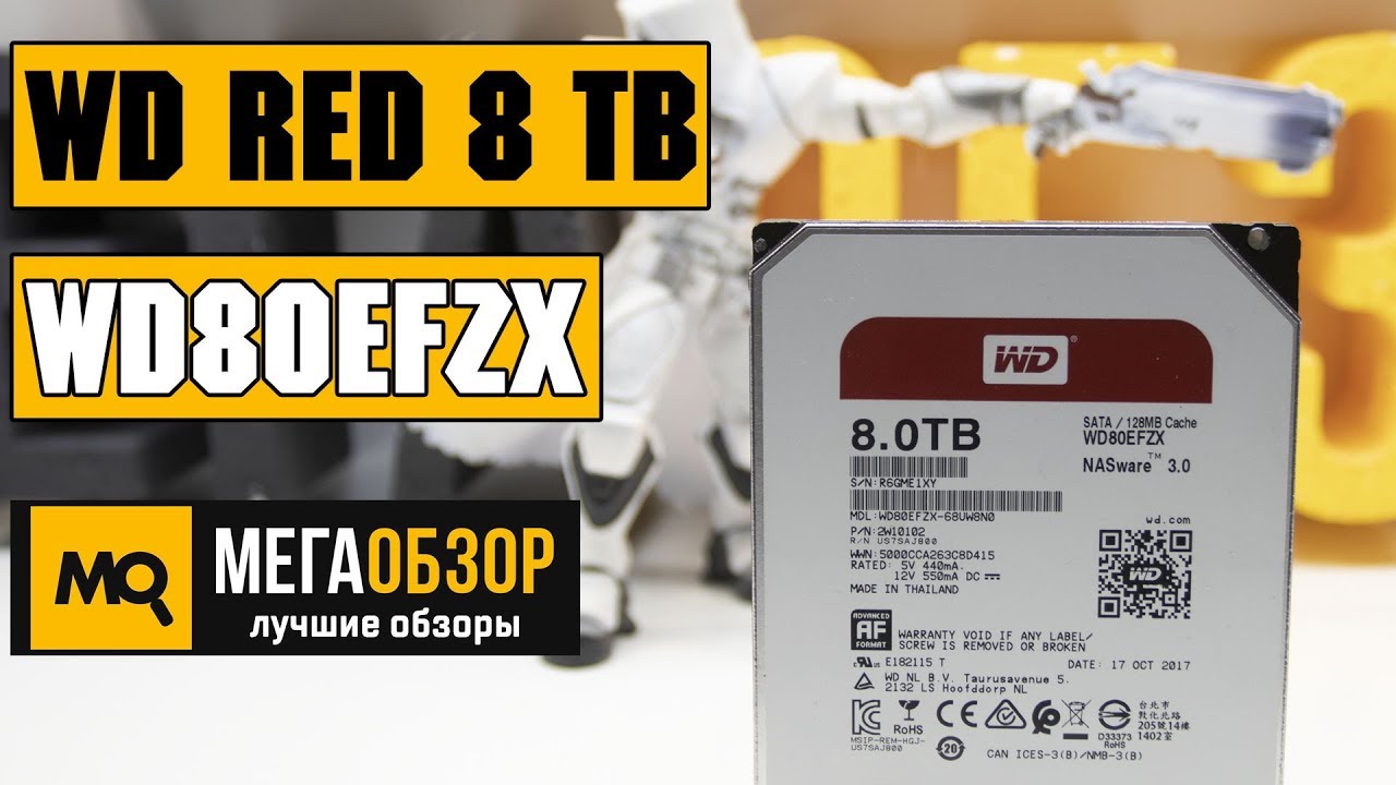 WD Red 8 TB (WD80EFZX) обзор жесткого диска