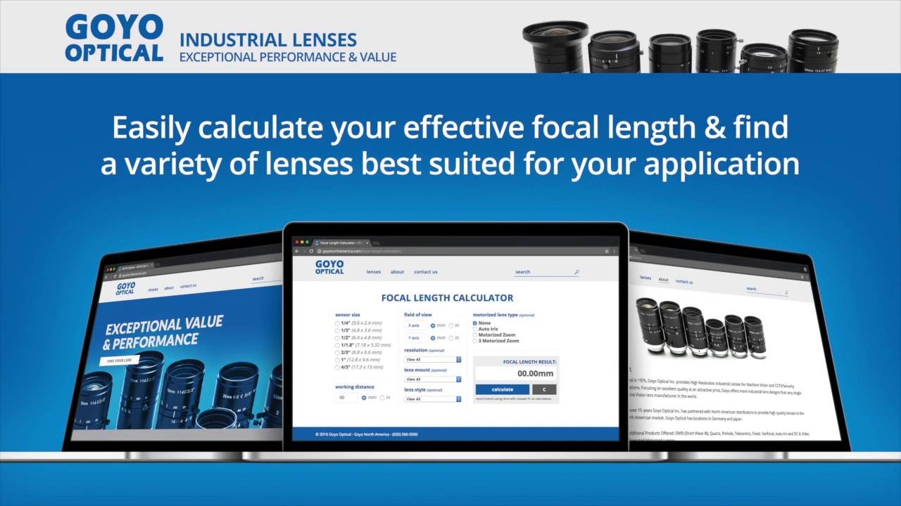 GOYO Focal Length Calculator