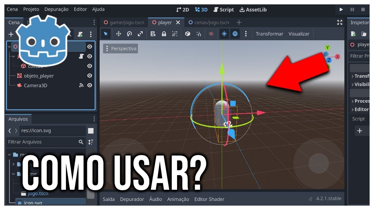 COMO USAR A GODOT ENGINE NO CELULAR - 2024