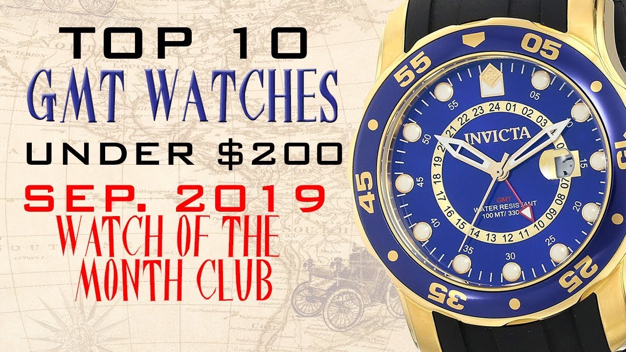 Best GMT Watches under $200 - Seiko, Wenger, Parnis, Timex and more - September 2019