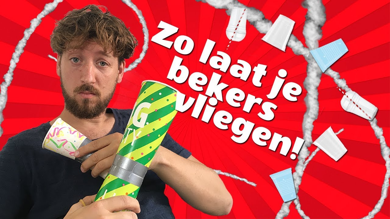 Zo kun je bekers laten zweven!