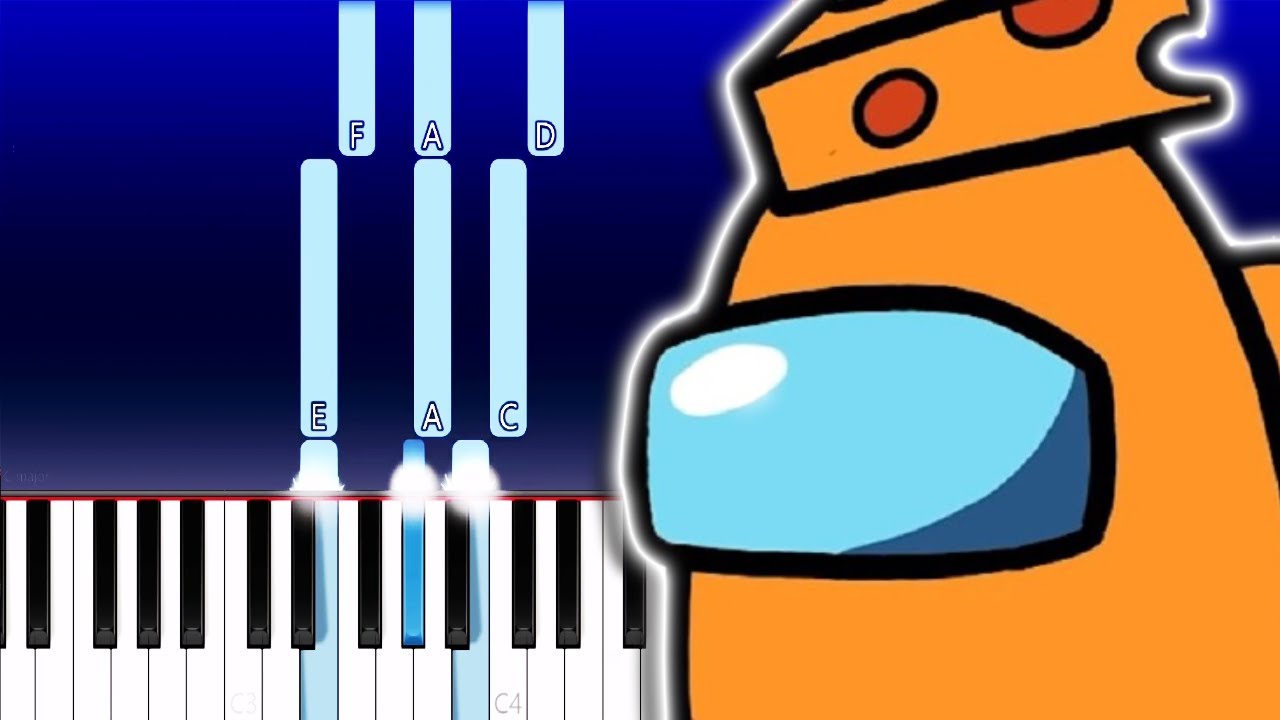 The Life of Mr. Cheese Among Us Song - GameTunes (Piano Tutorial)