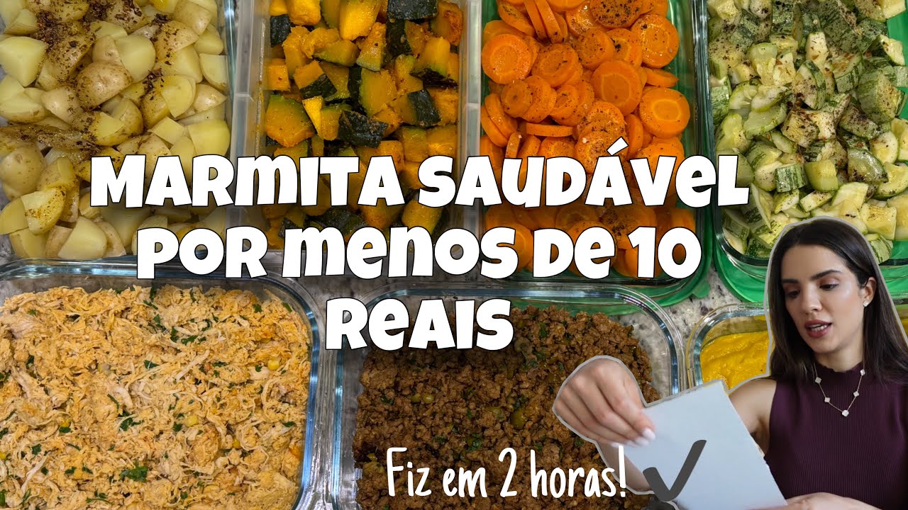 COMIDA PARA A SEMANA TODA GASTANDO POUCO!