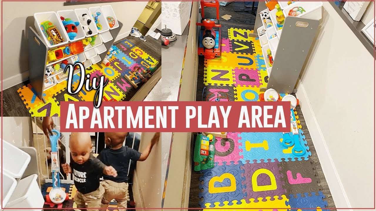 SMALL APARTMENT BABY PLAY AREA | CLEAN AND ORGANIZE WITH ME | BABY PLAY AREA AT HOME | Faith Matini