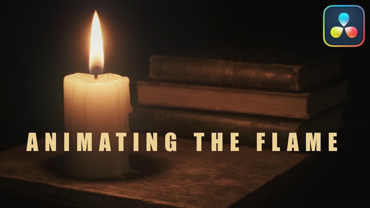 How to fake a candle flame animation (DaVinci Resolve Tutorial)