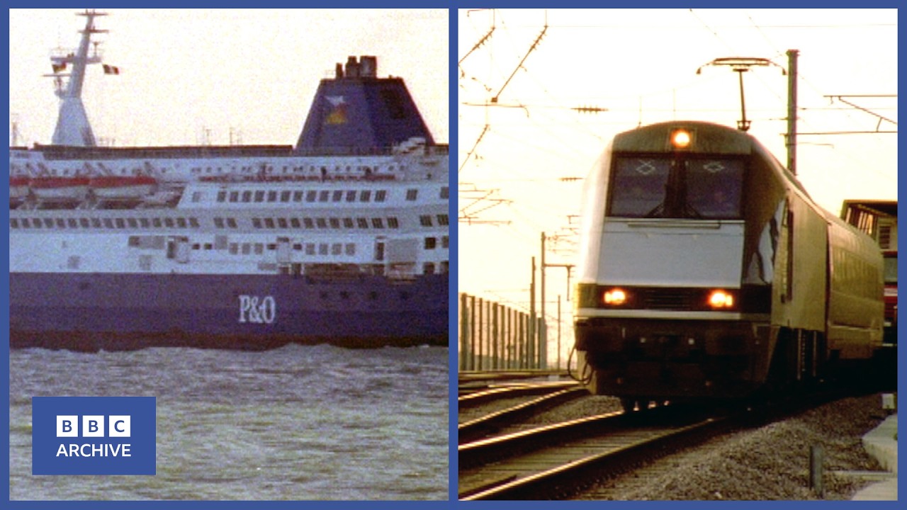 1995: Channel Wars: Ferry Versus Train | Modern Times | Retro Transport | BBC Archive