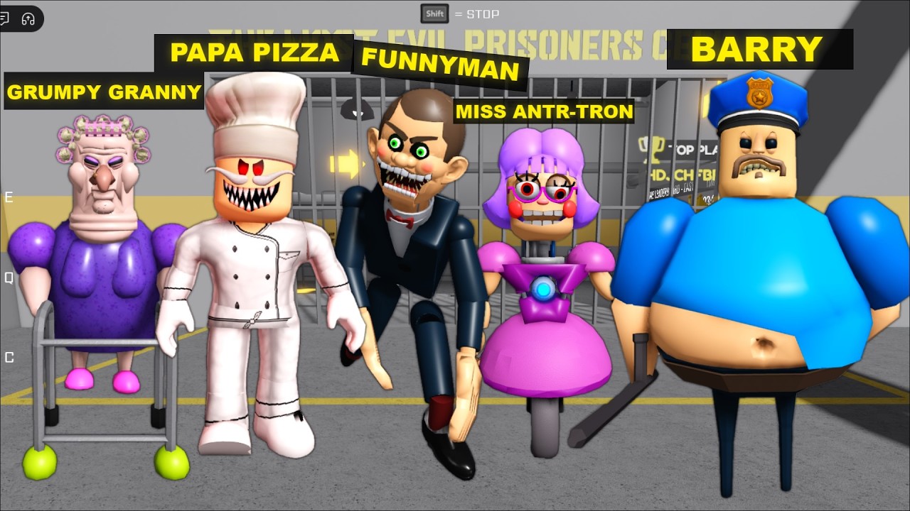 All Morphs Unlocked - BARRY'S PRISON RUN Roblox Prison Escape
