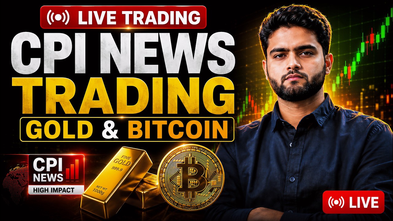 LIVE CPI NEWS Gold TRADING | Xauusd, BTC | Live Forex Trading 🚀 Live Gold Trap Trading