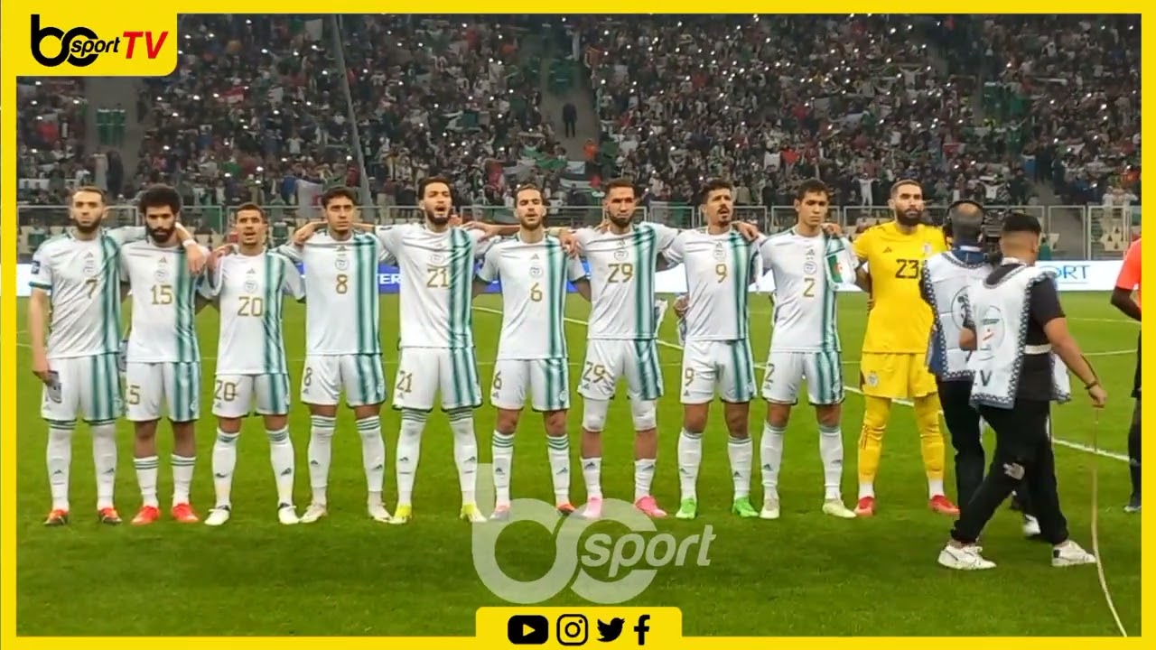 🔴 النشيد الوطني يدوي ملعب #نيلسون_مانديلا في مباراة الجزائر و بوليفيا 🎥❤️🇩🇿