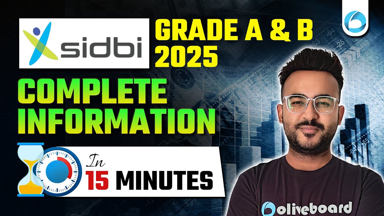 Программа SIDBI для категорий A и B на 2025 год | Полная информация за 15 минут | Этапы 1 + 2 | S...