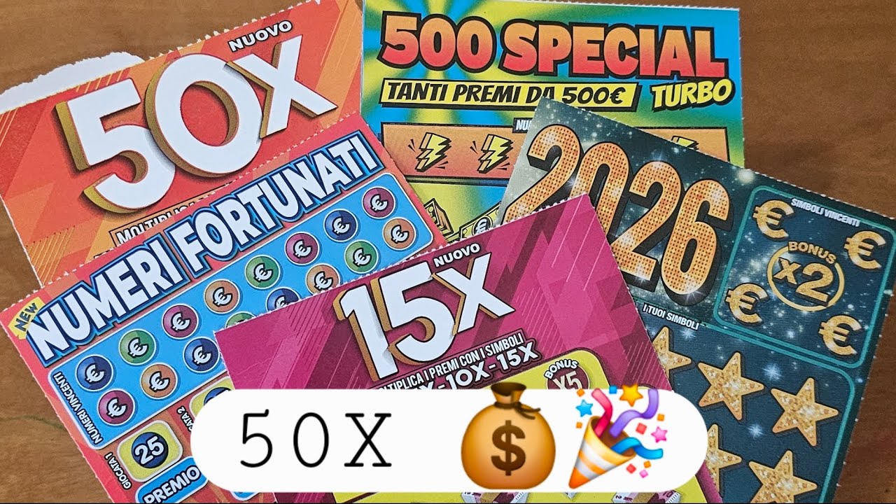 Gratta e Vinci di oggi 🍀 Cosa è uscito dal 50X? 🎉