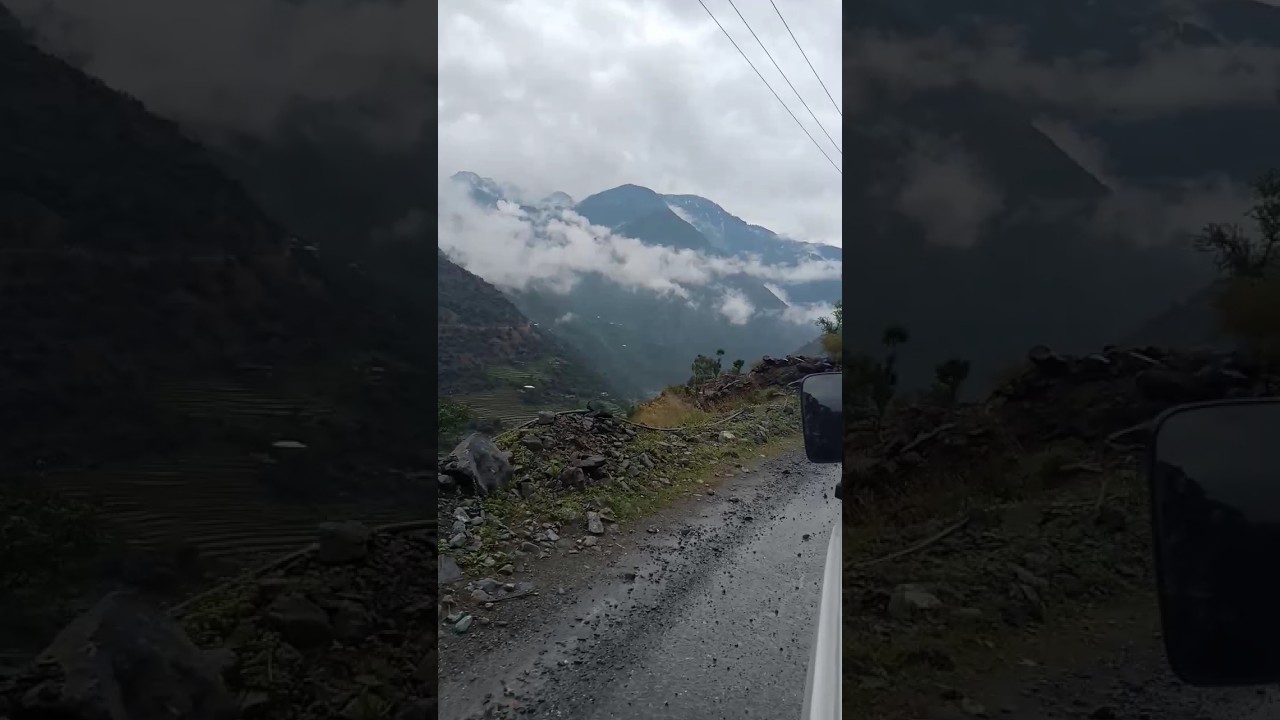 Kohistan traveling video | Beautiful weather ☁️#islamic #islamicsounds #shortsviral #short #shorts